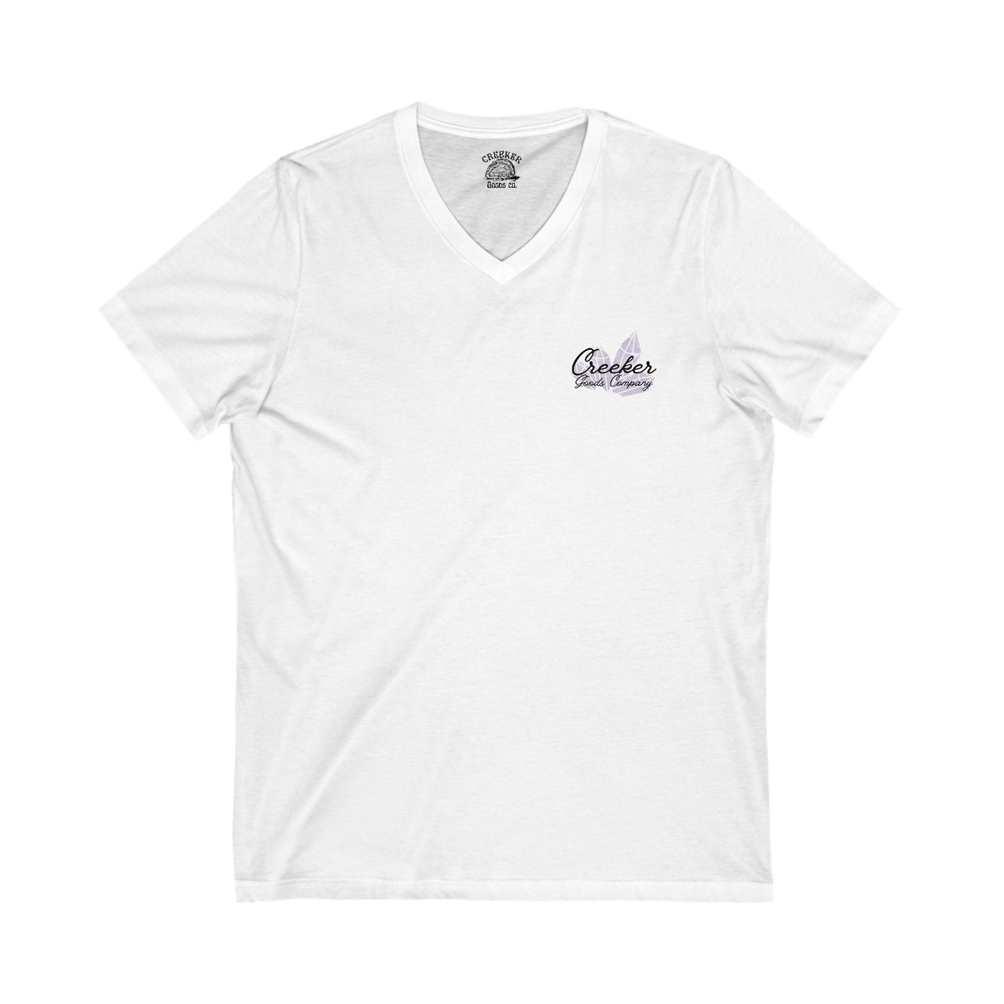 Amethyst Crystal V-Neck Tee