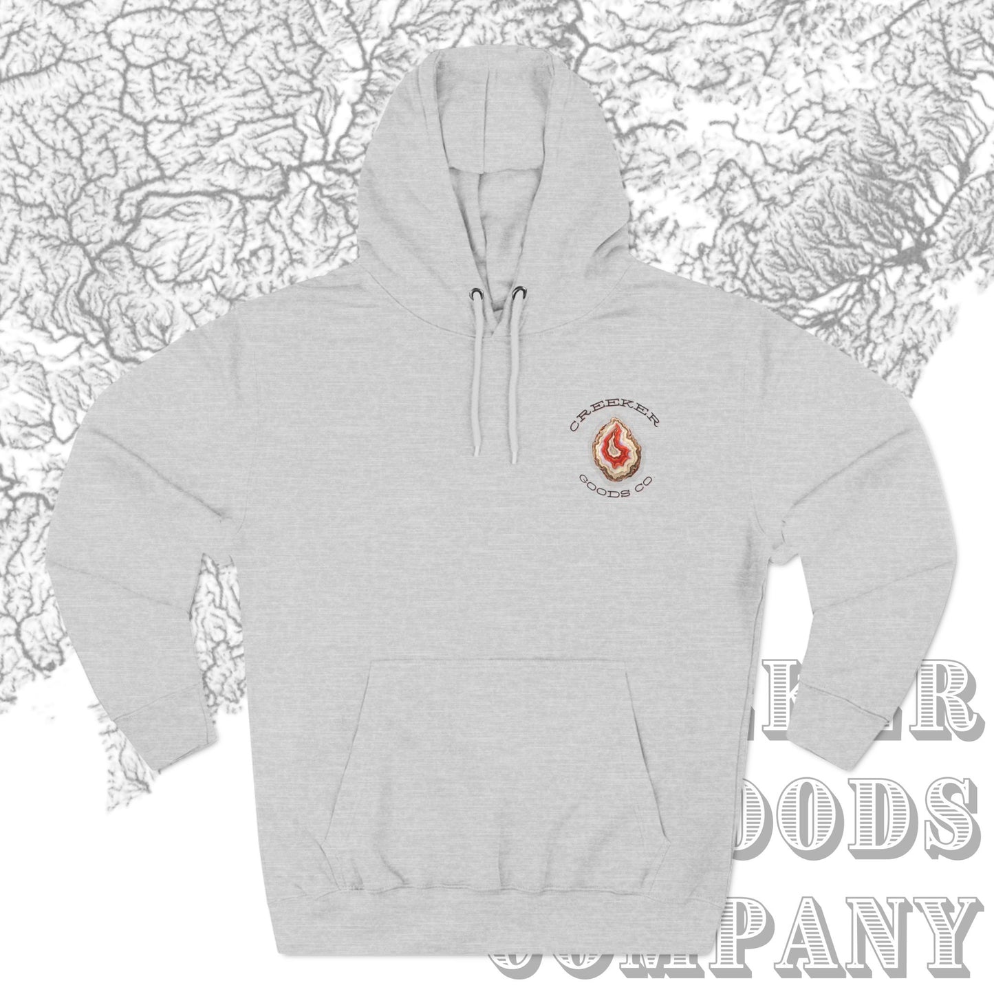 Flame Agate Pull Over Hoodie