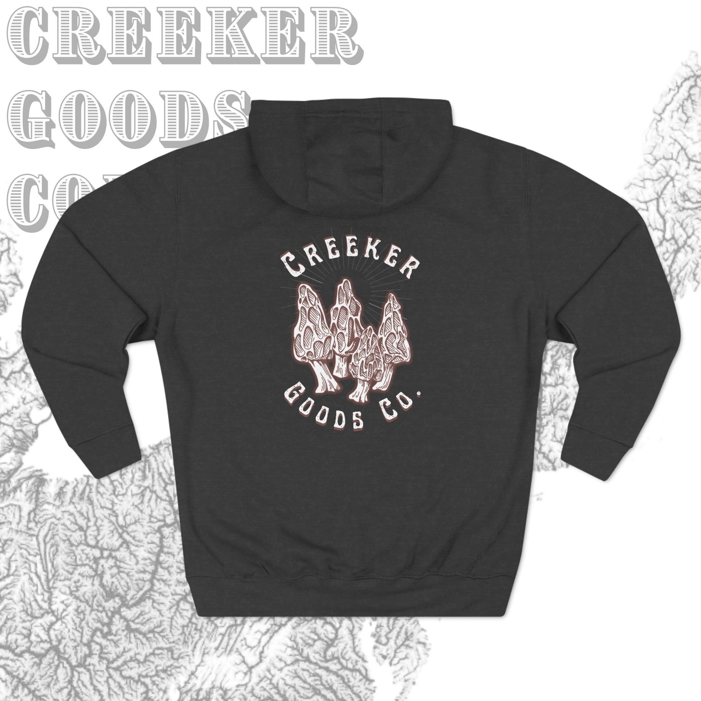 Morel Mushroom Pull Over Hoodie