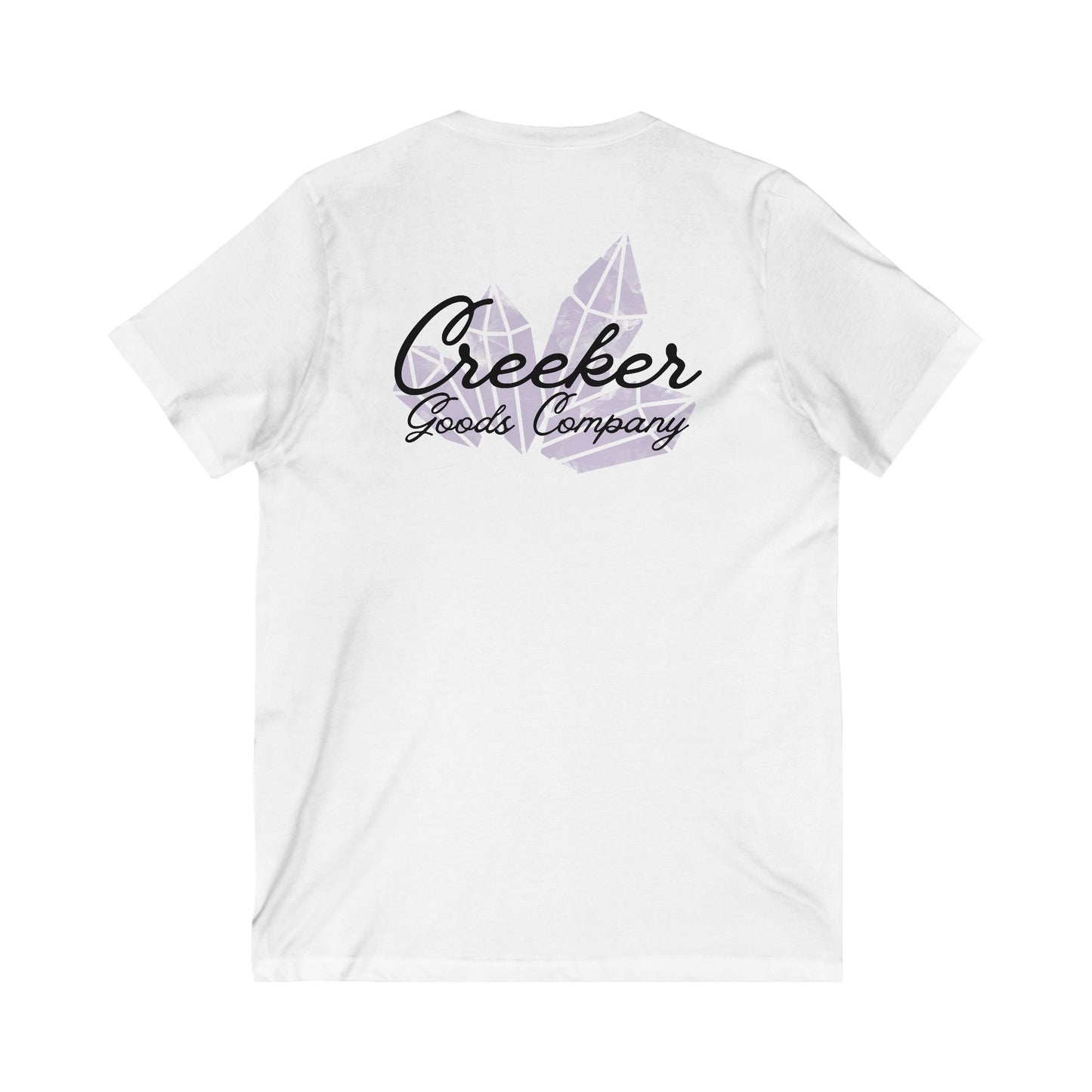 Amethyst Crystal V-Neck Tee