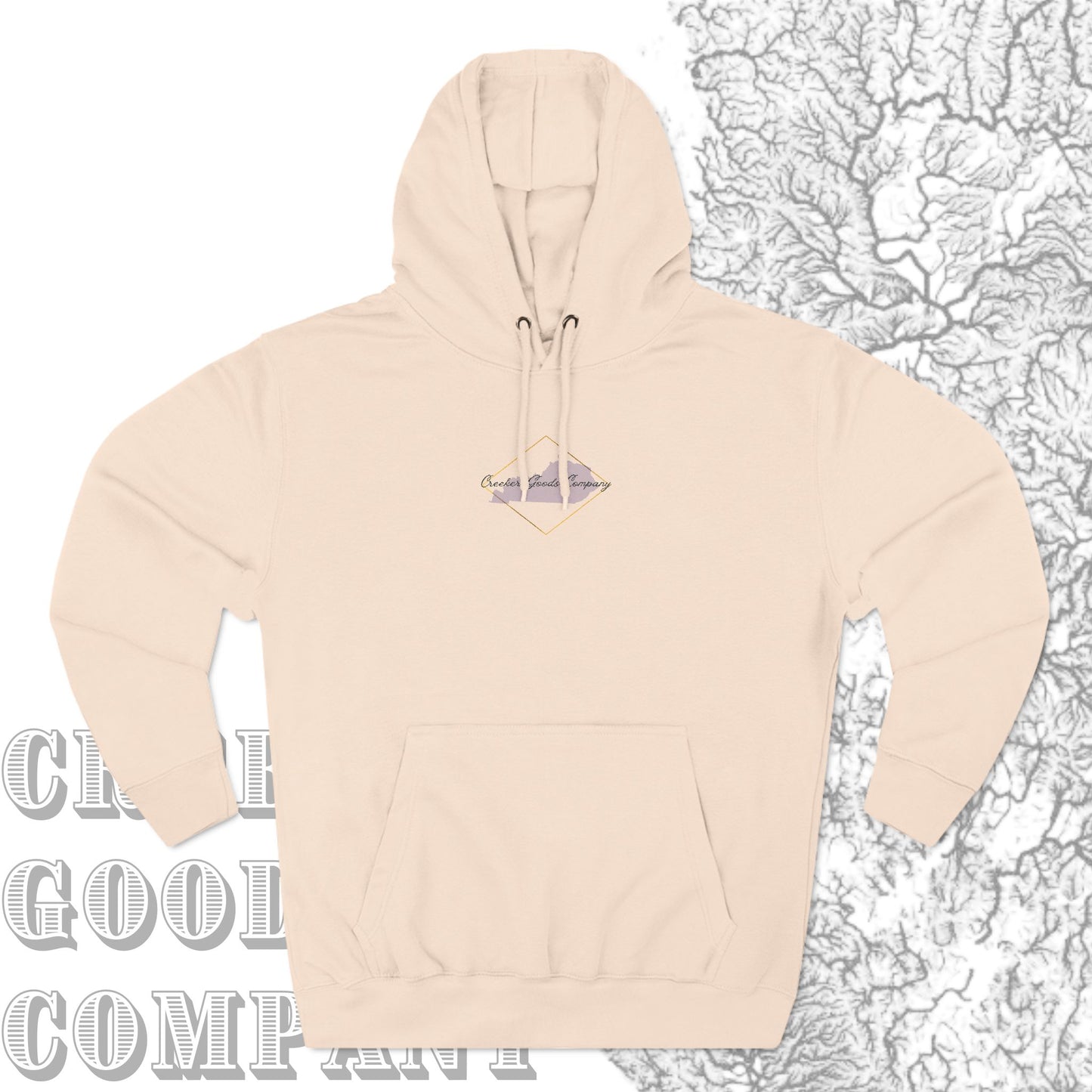 Amethyst Lake Pull Over Hoodie