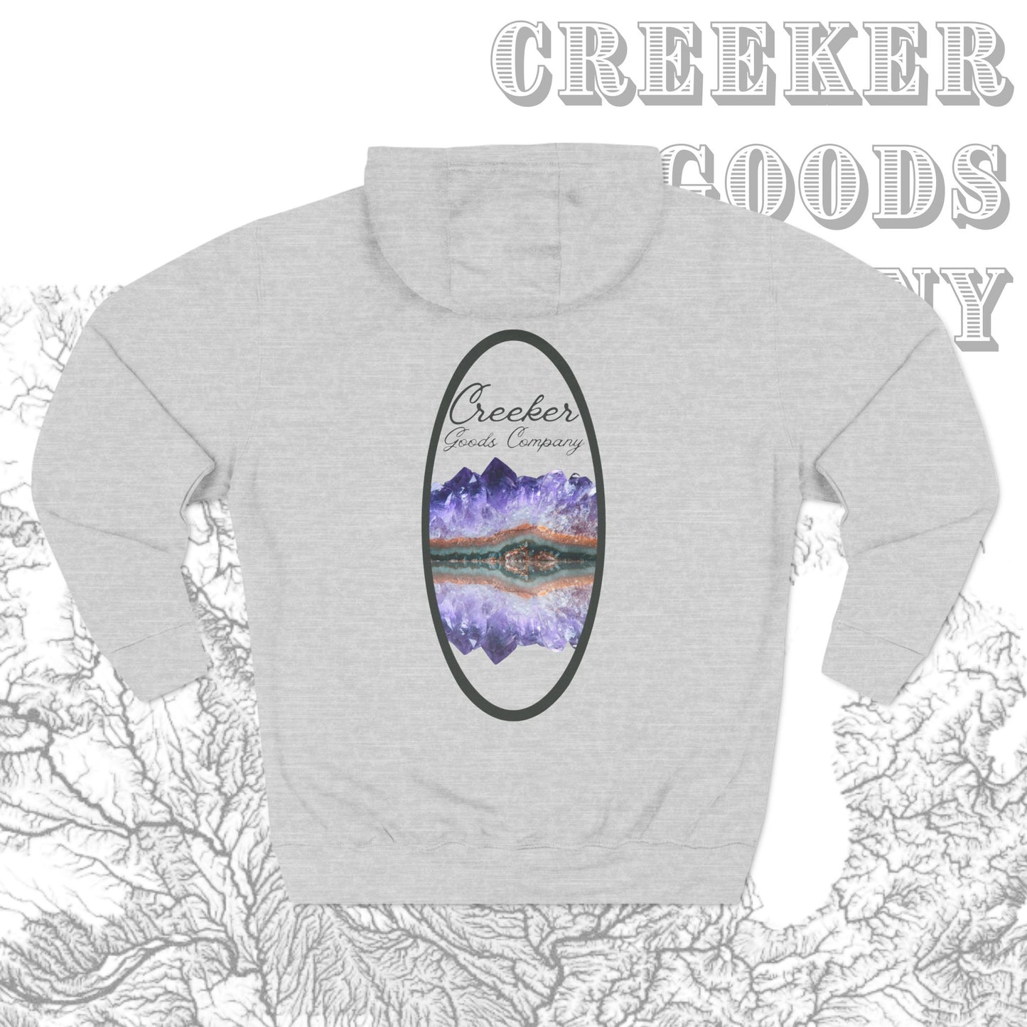 Amethyst Lake Pull Over Hoodie