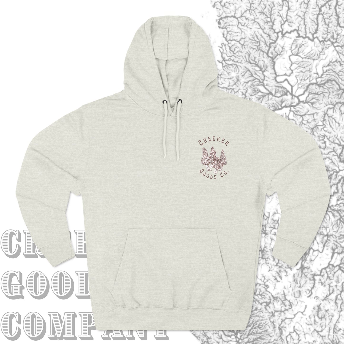 Morel Mushroom Pull Over Hoodie