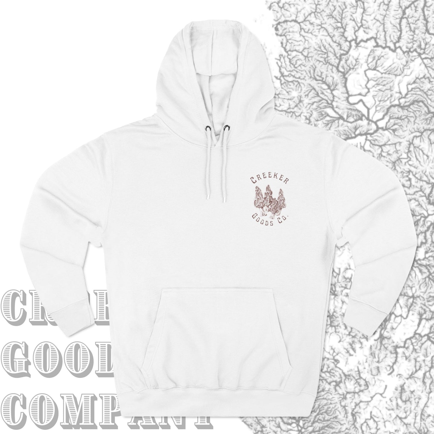 Morel Mushroom Pull Over Hoodie