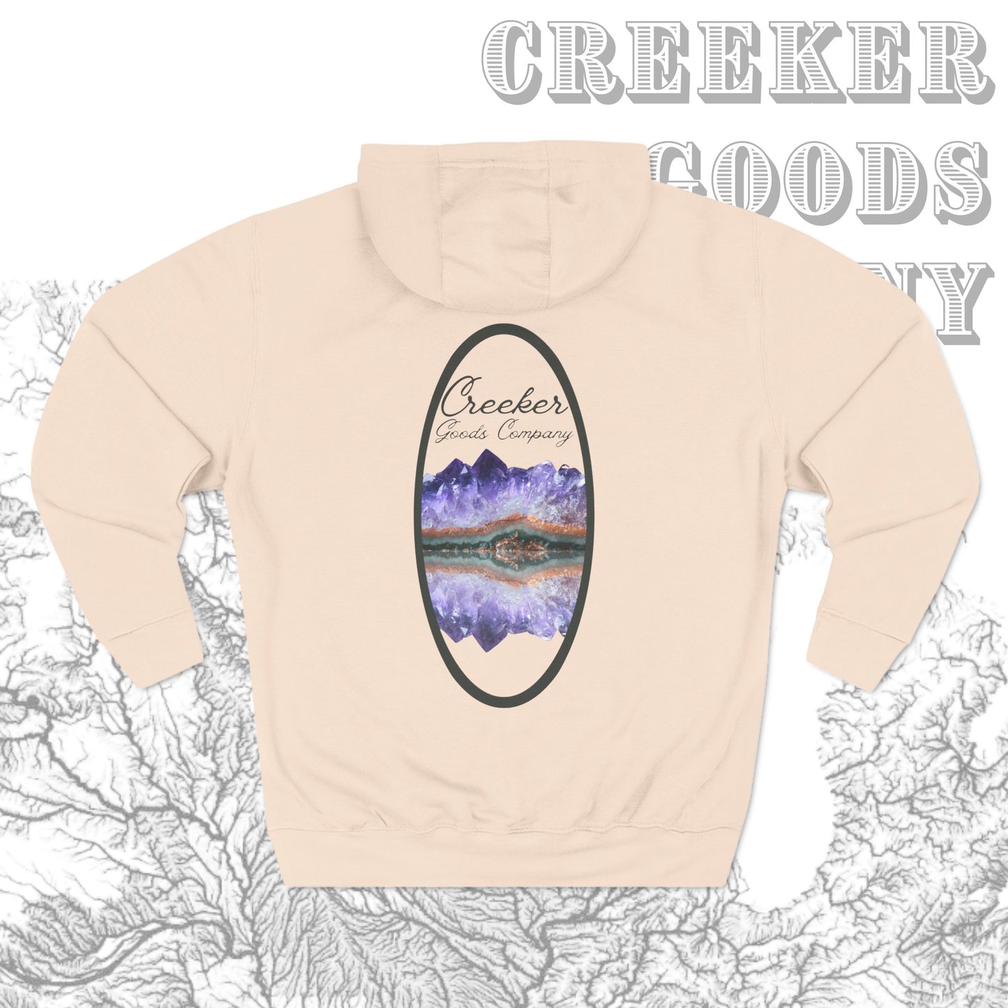 Amethyst Lake Pull Over Hoodie