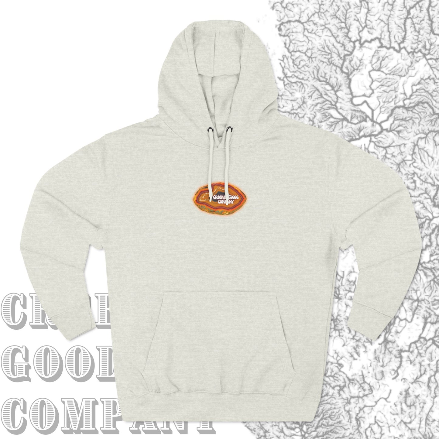 Retro Agate Pull Over Hoodie