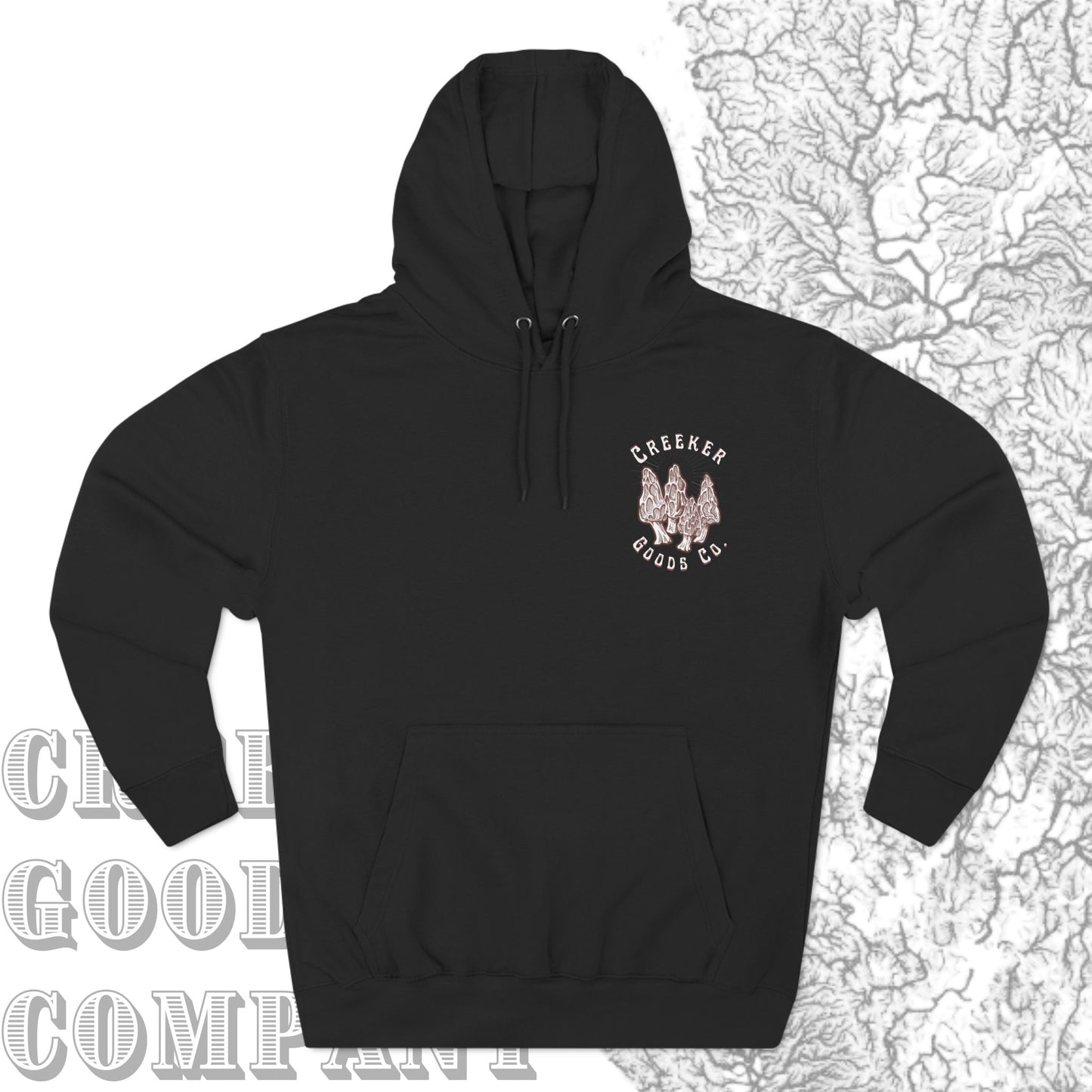 Morel Mushroom Pull Over Hoodie