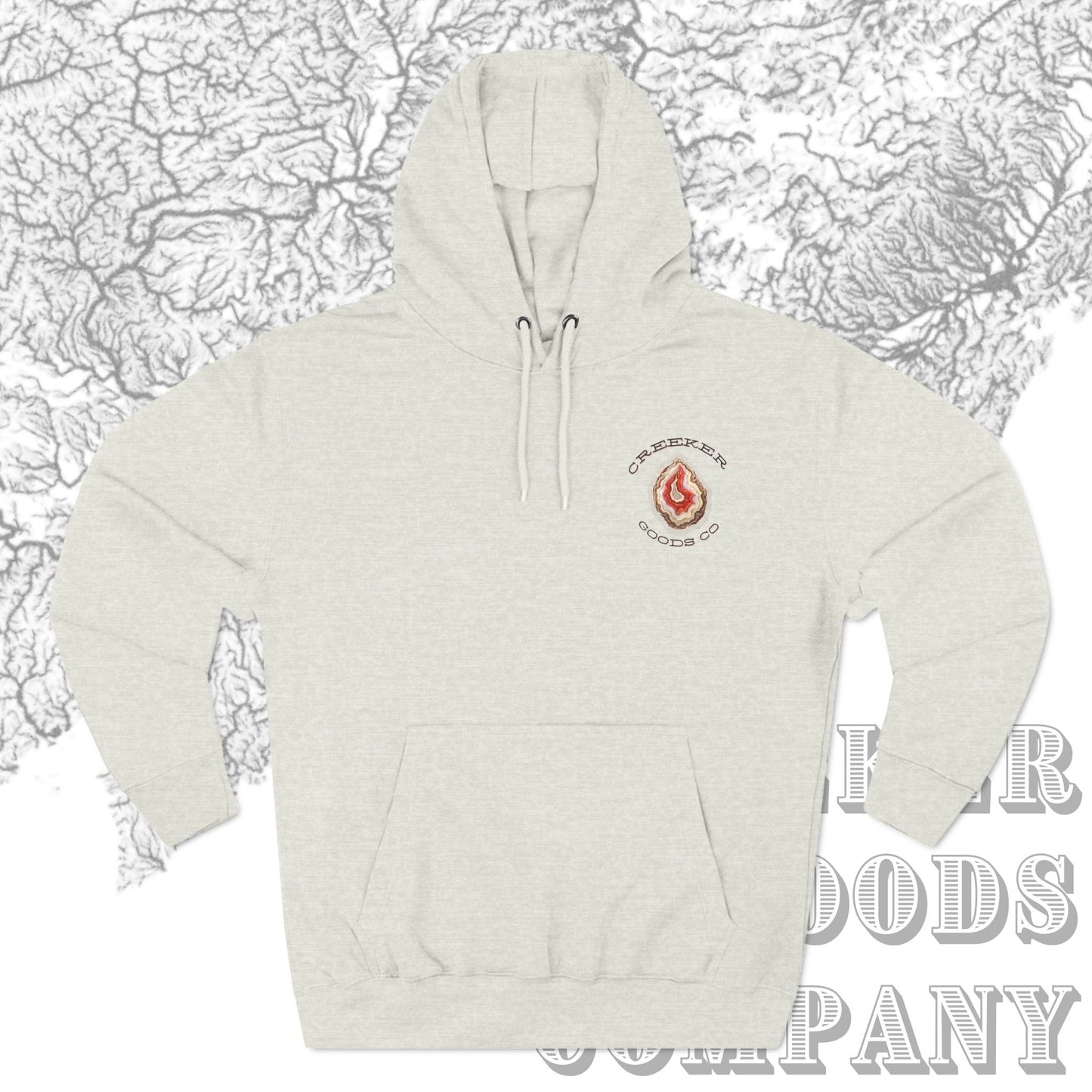 Flame Agate Pull Over Hoodie