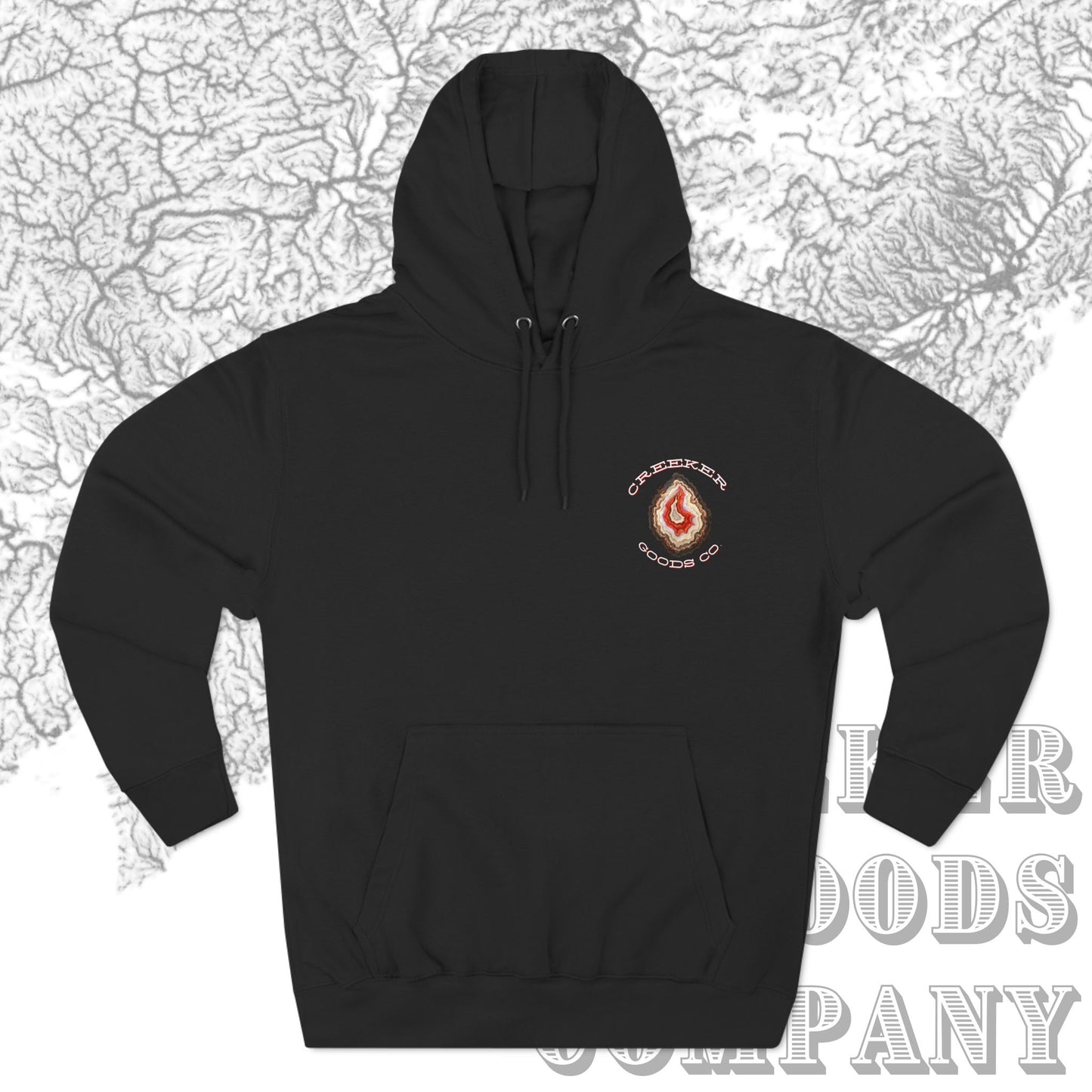 Flame Agate Pull Over Hoodie