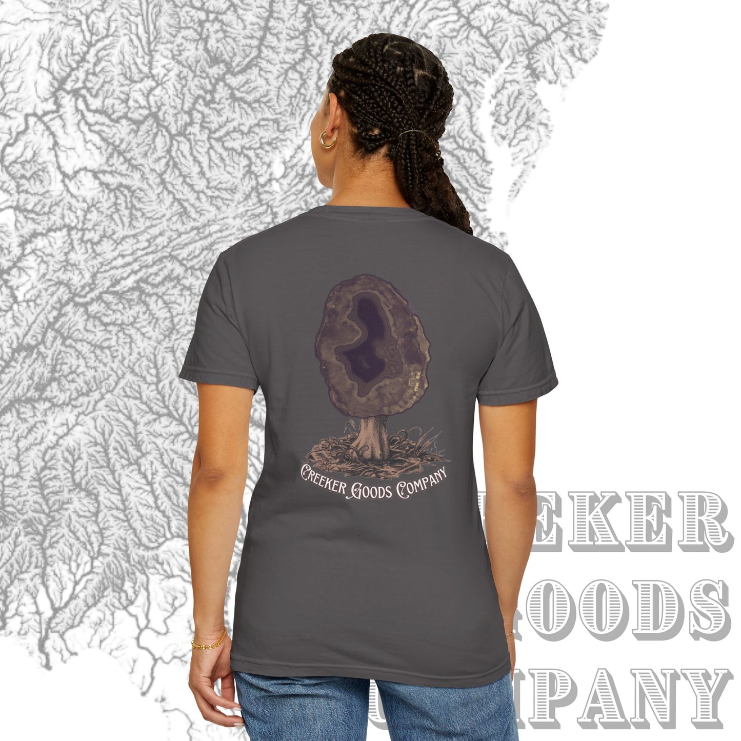 Tintype Morel and Agate Tee