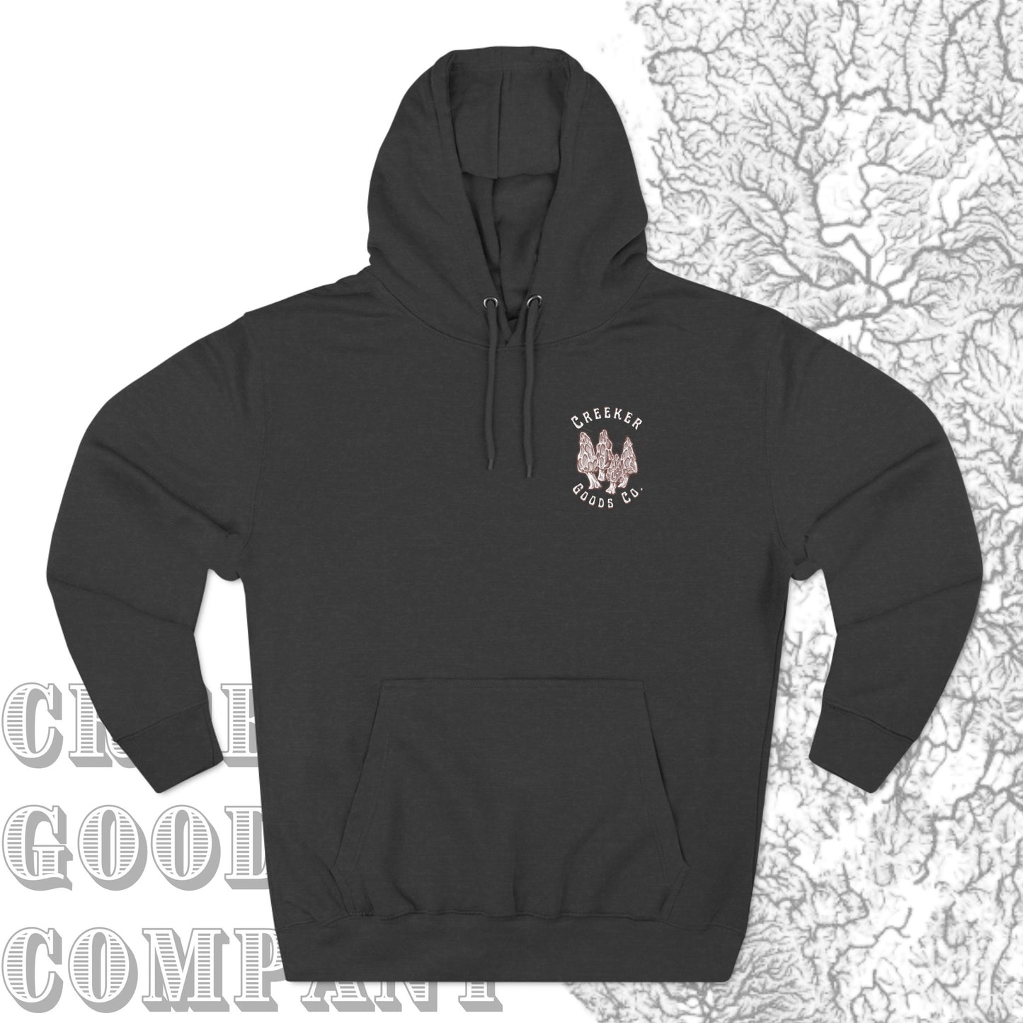 Morel Mushroom Pull Over Hoodie