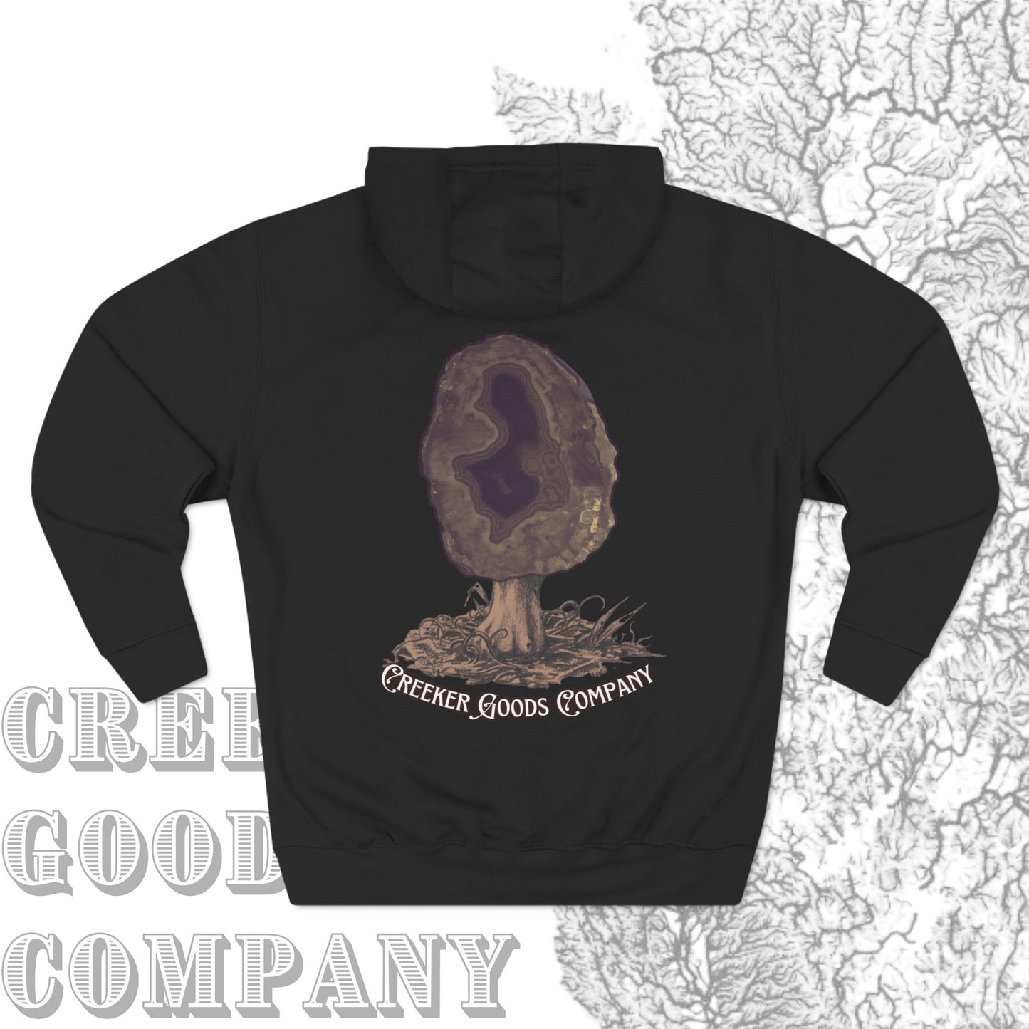 Tintype Morel and Agate Pull Over Hoodie