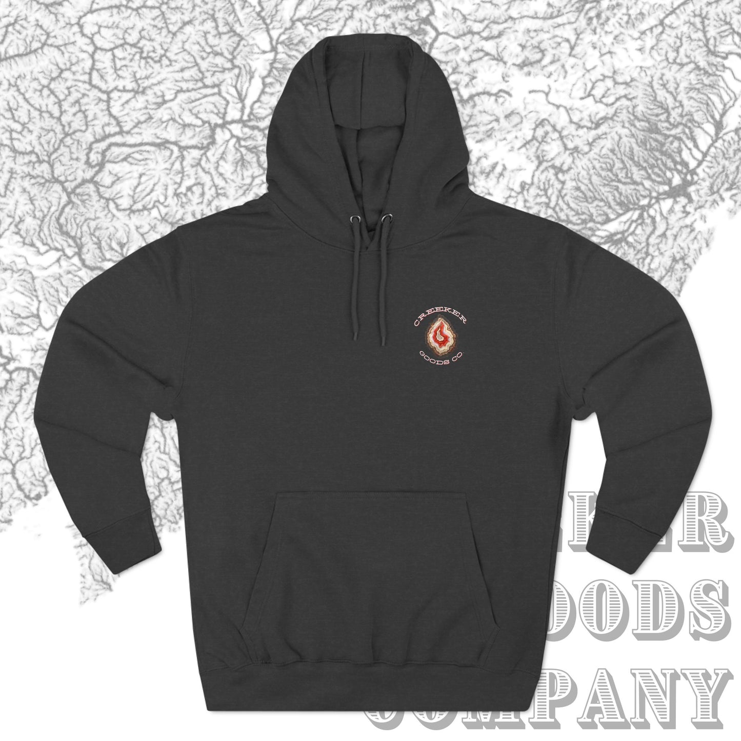 Flame Agate Pull Over Hoodie