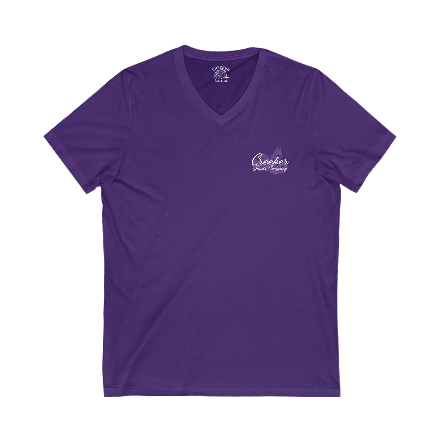 Amethyst Crystal V-Neck Tee