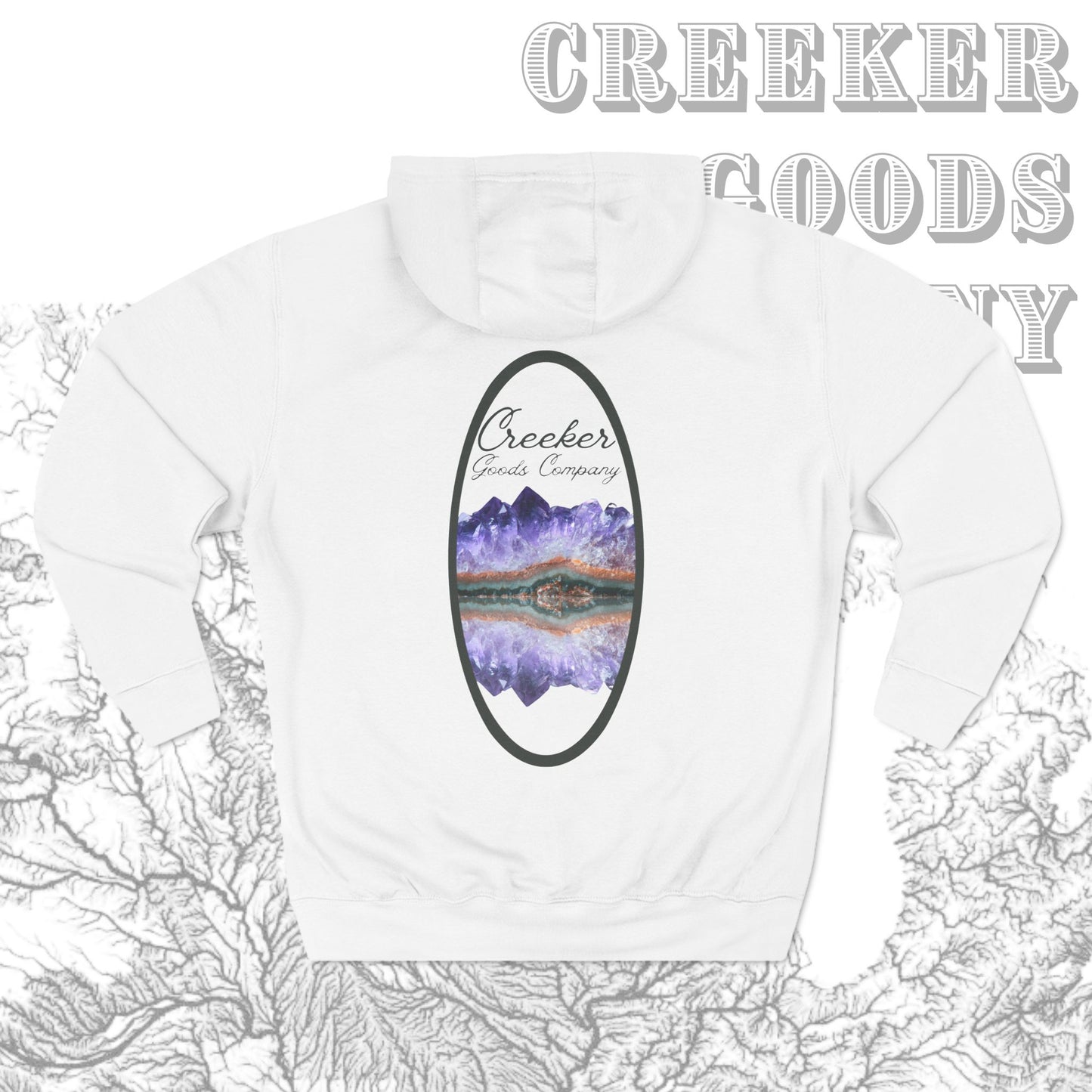 Amethyst Lake Pull Over Hoodie