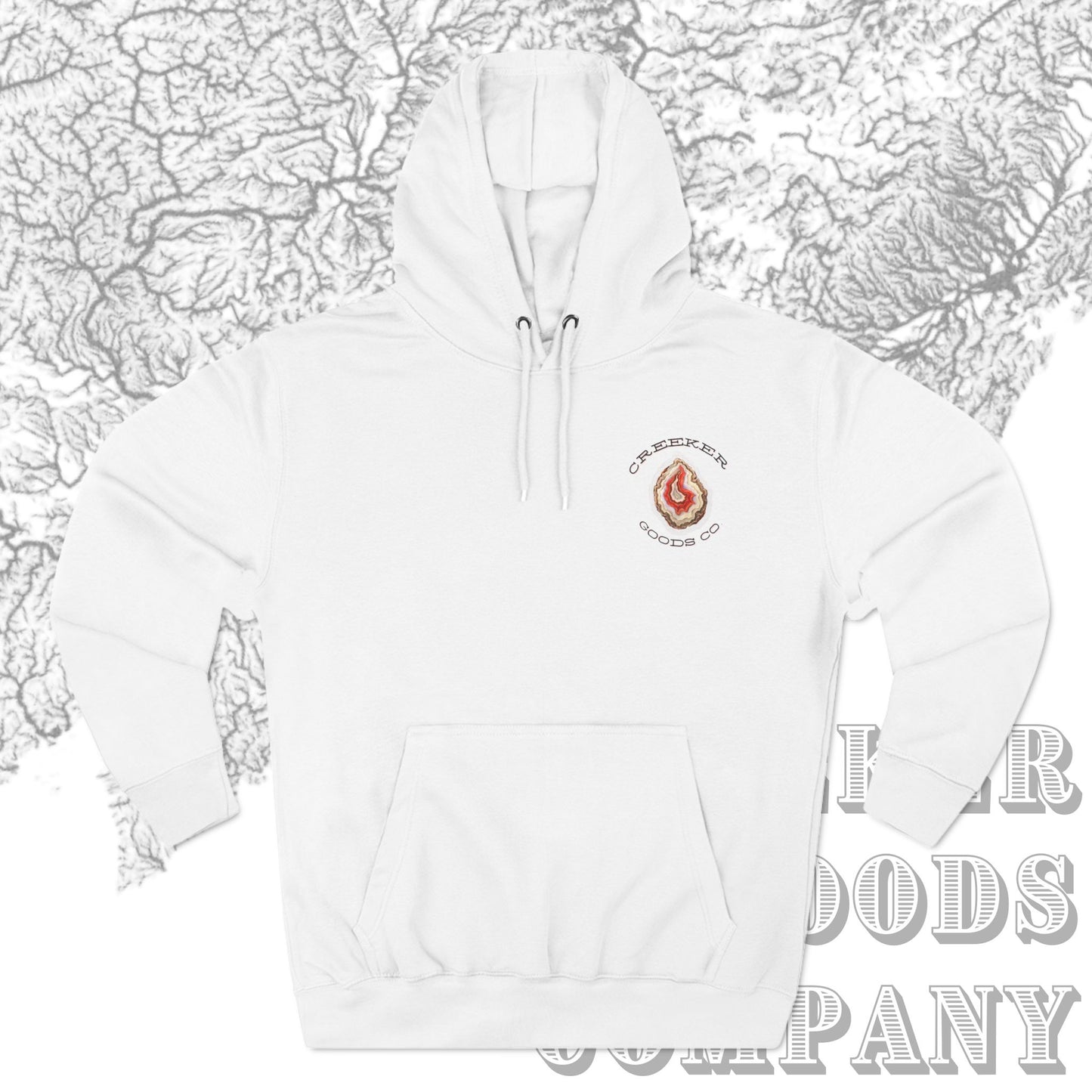 Flame Agate Pull Over Hoodie